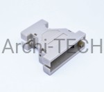 Obudowa złącza DB9 - DB25 (kremowa)